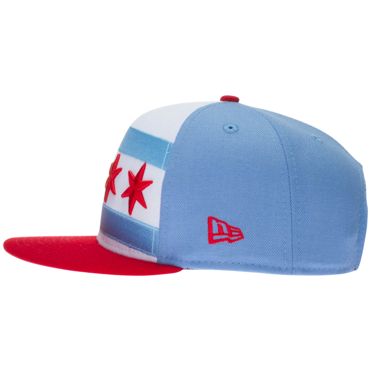 Chicago Cubs Blue, White, and Red Chicago Flag Snapback