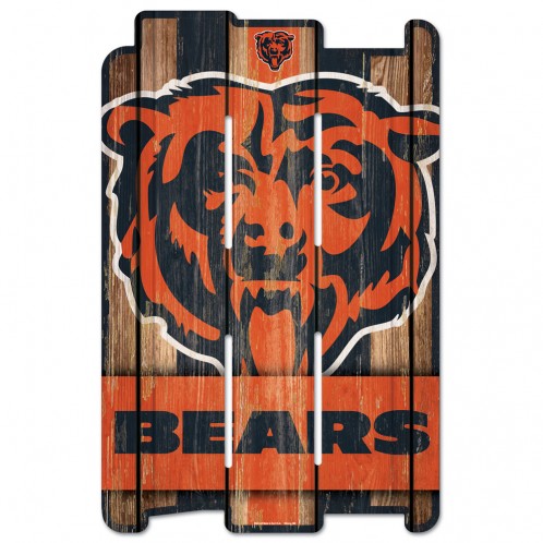 Chicago Bears Wood Sign
