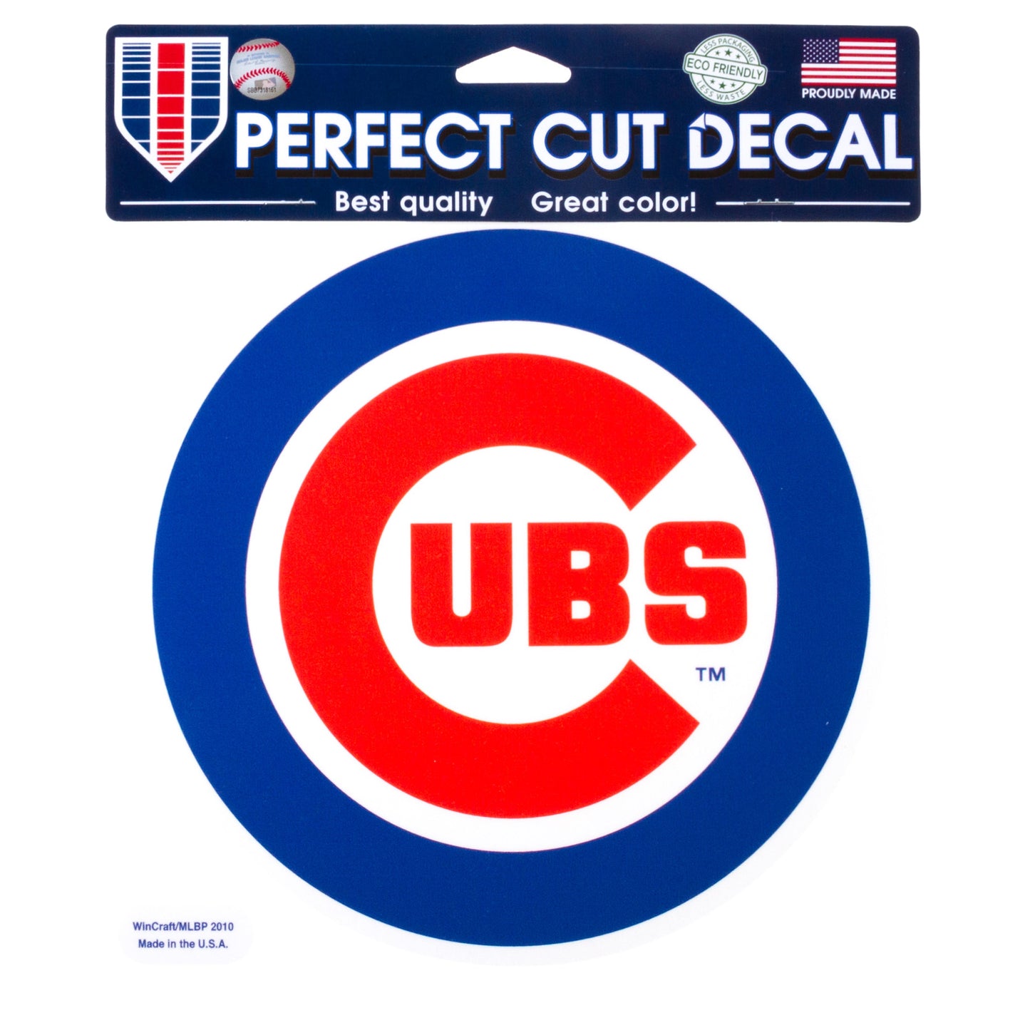 Chicago Cubs 8" x 8" Perfect Cut Decal