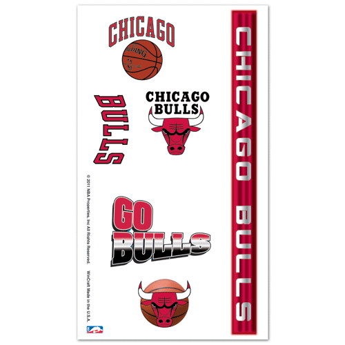 Chicago Bulls Temporary Tattoos