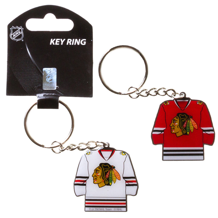 Chicago Blackhawks Metal Home/Road Jersey Key Chain