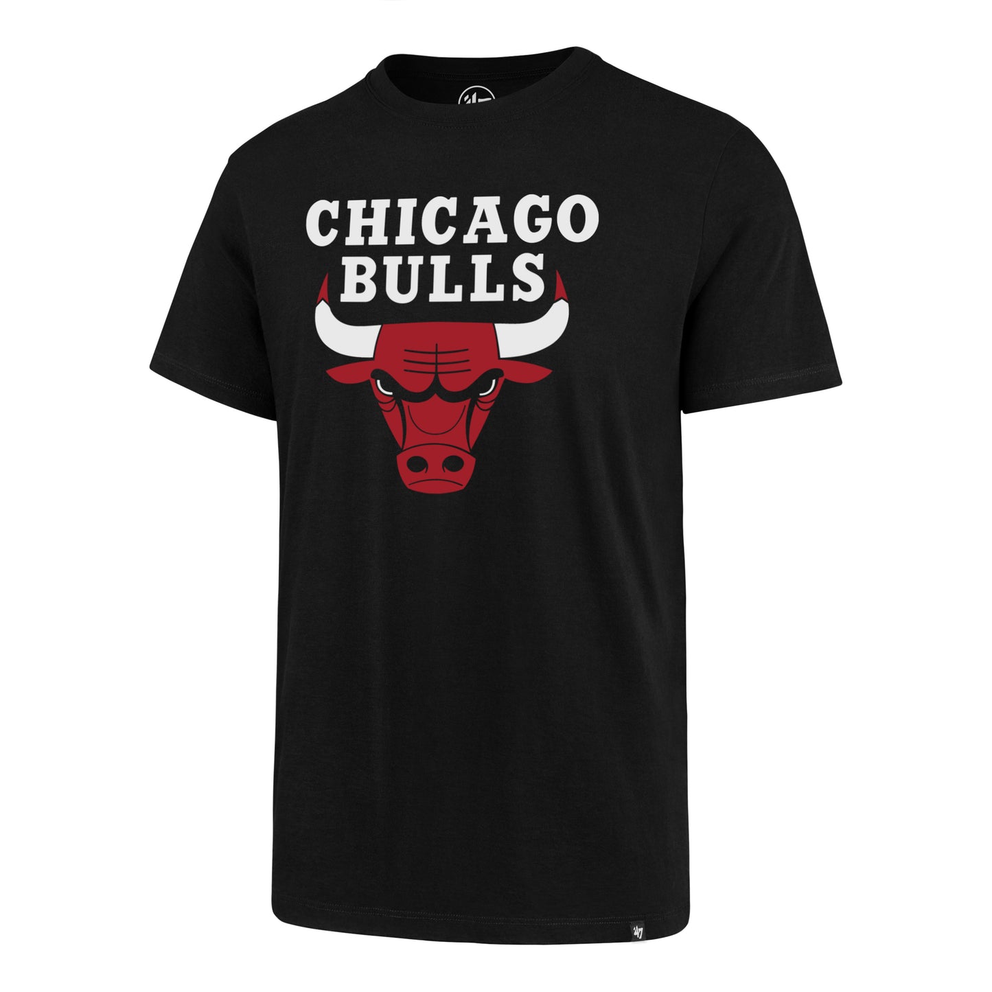 Chicago Bulls Black Primary Logo Super Rival 47' Tee