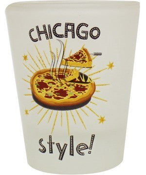 Chicago Pizza Shot Glass