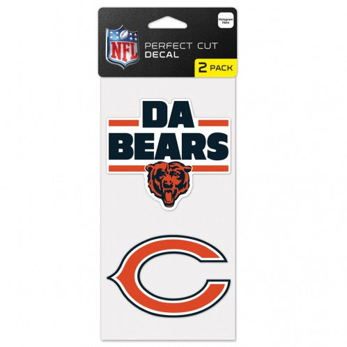 Chicago Bears 2 Pack Da Bears Decal