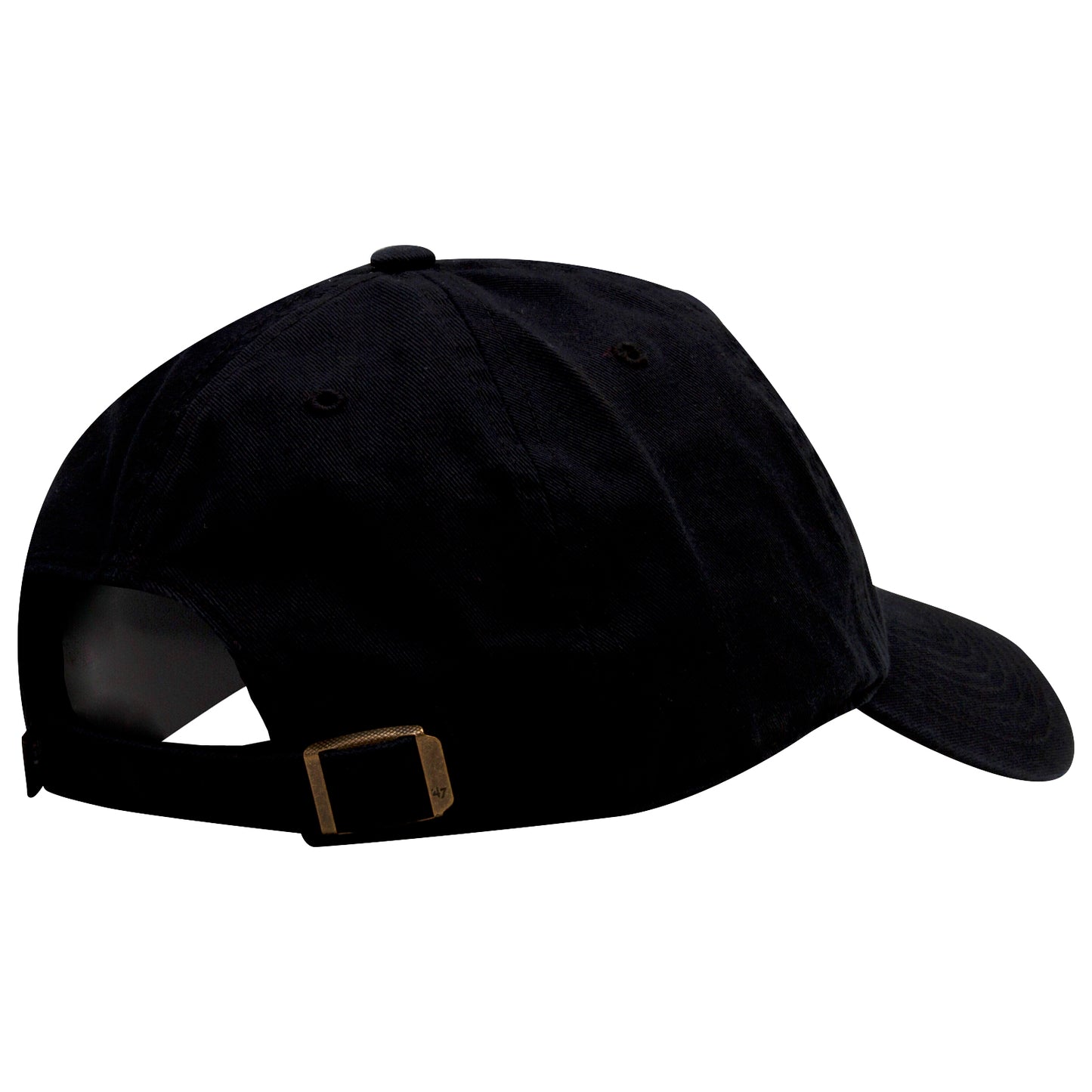 Chicago Bulls Black Primary Logo Clean Up Adjustable Hat