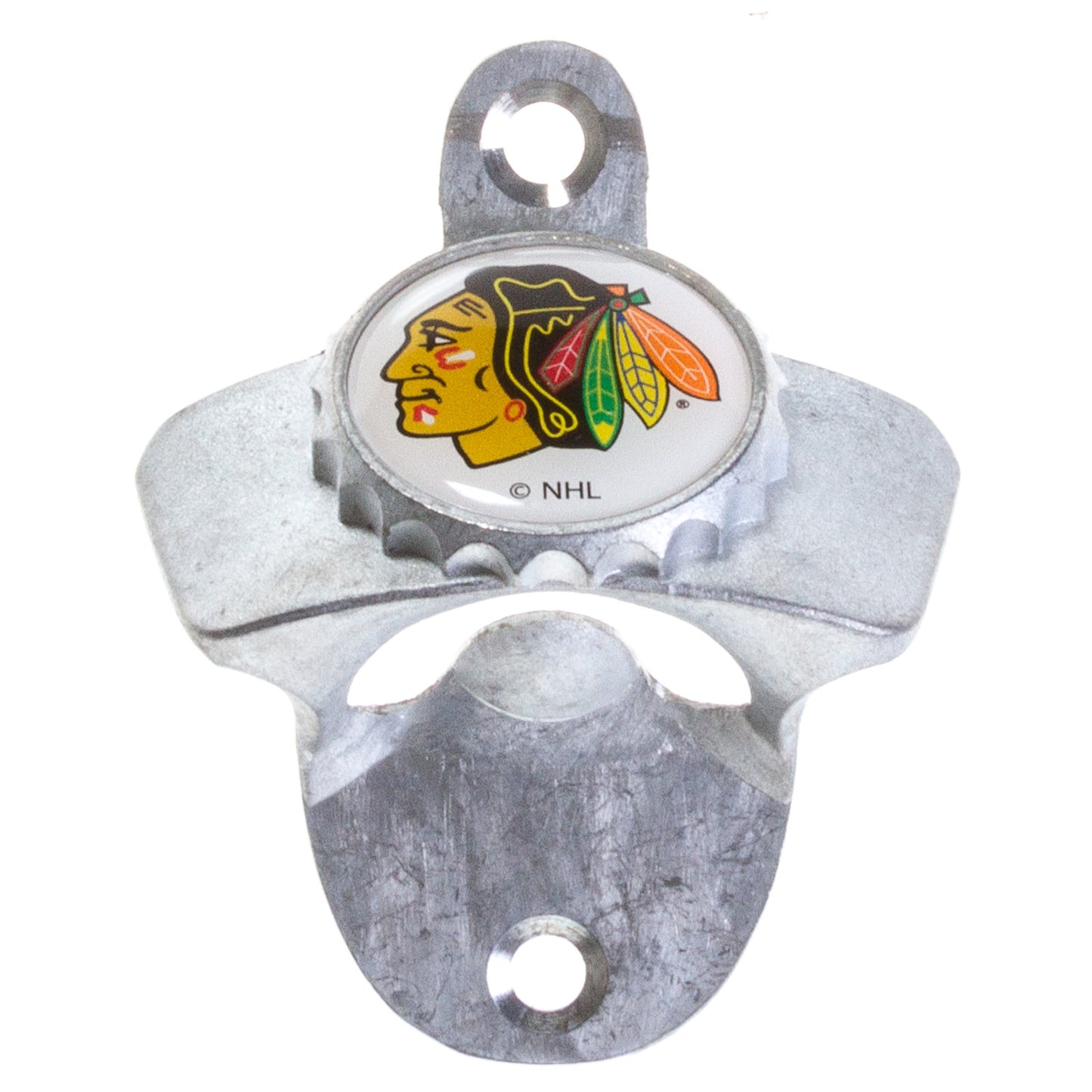 Chicago Blackhawks Wall Mount Bottle Opener