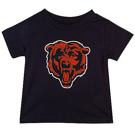 NFL Team Apparel Youth Chicago Bears Run Back White T-Shirt