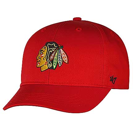 Chicago Blackhawks Toddler Red Basic 47 MVP Indian Head Logo Hat by '47 Brand