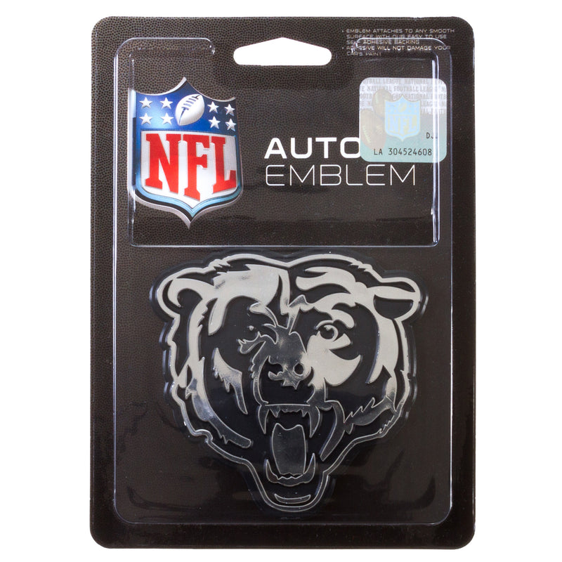 Chicago Bears Metallic Auto Emblem