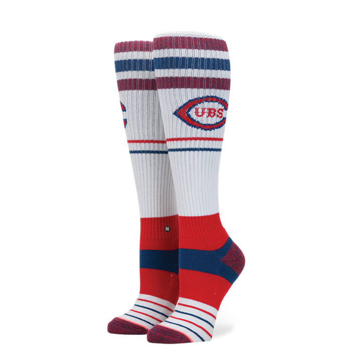Chicago Cubs Women's Tall Boot Size Sock