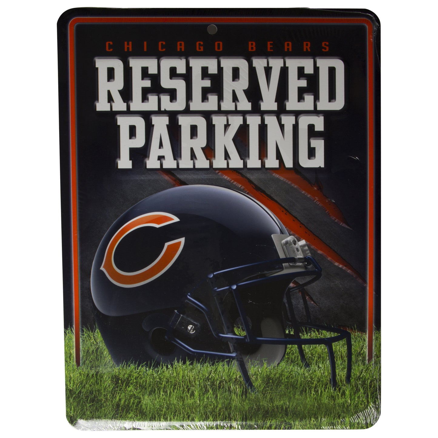 Chicago Bears Metal "Reserved Parking" Sign