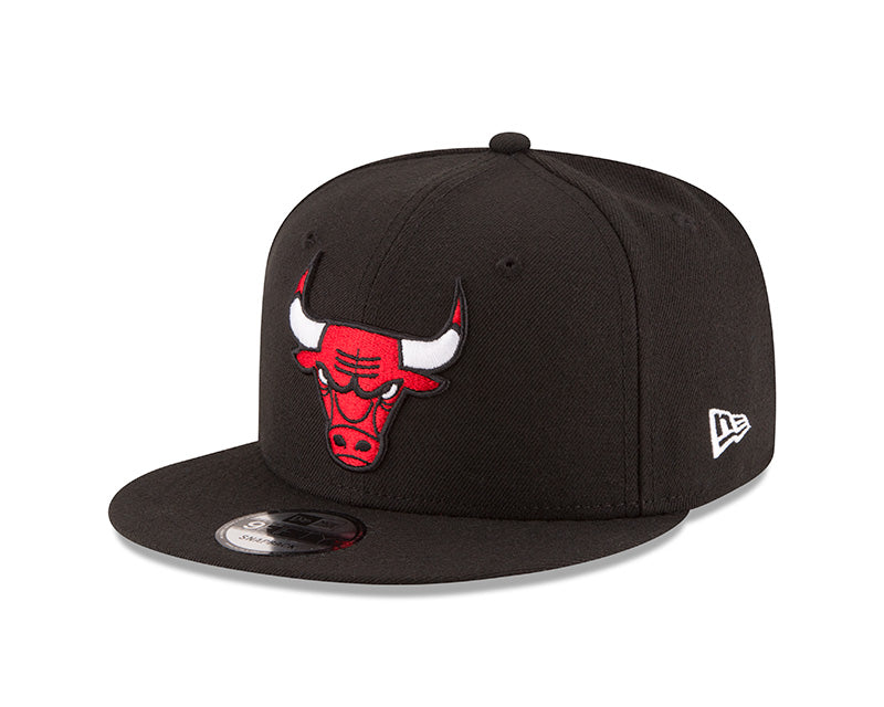 Chicago Bulls Black Current Logo 9FIFTY Snapback