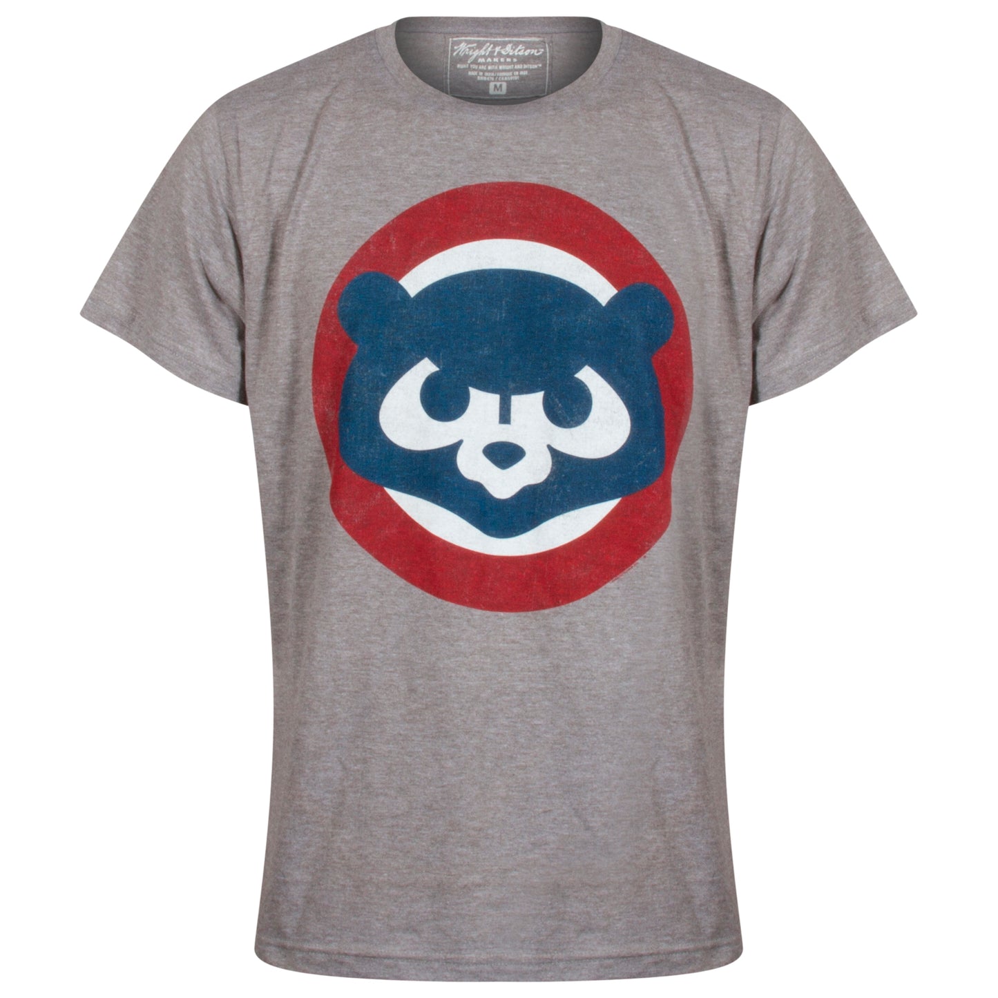Chicago Cubs 1979 - 1993 Big Logo Grey T-Shirt