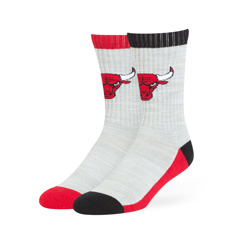 Chicago Bulls Grey/ Black and Red 47 Socks