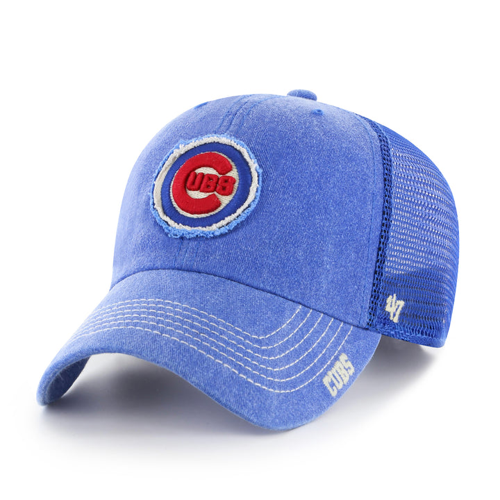 Chicago Cubs Royal Bullseye Burnstead 47 Clean Up Adjustable Mesh Back Hat