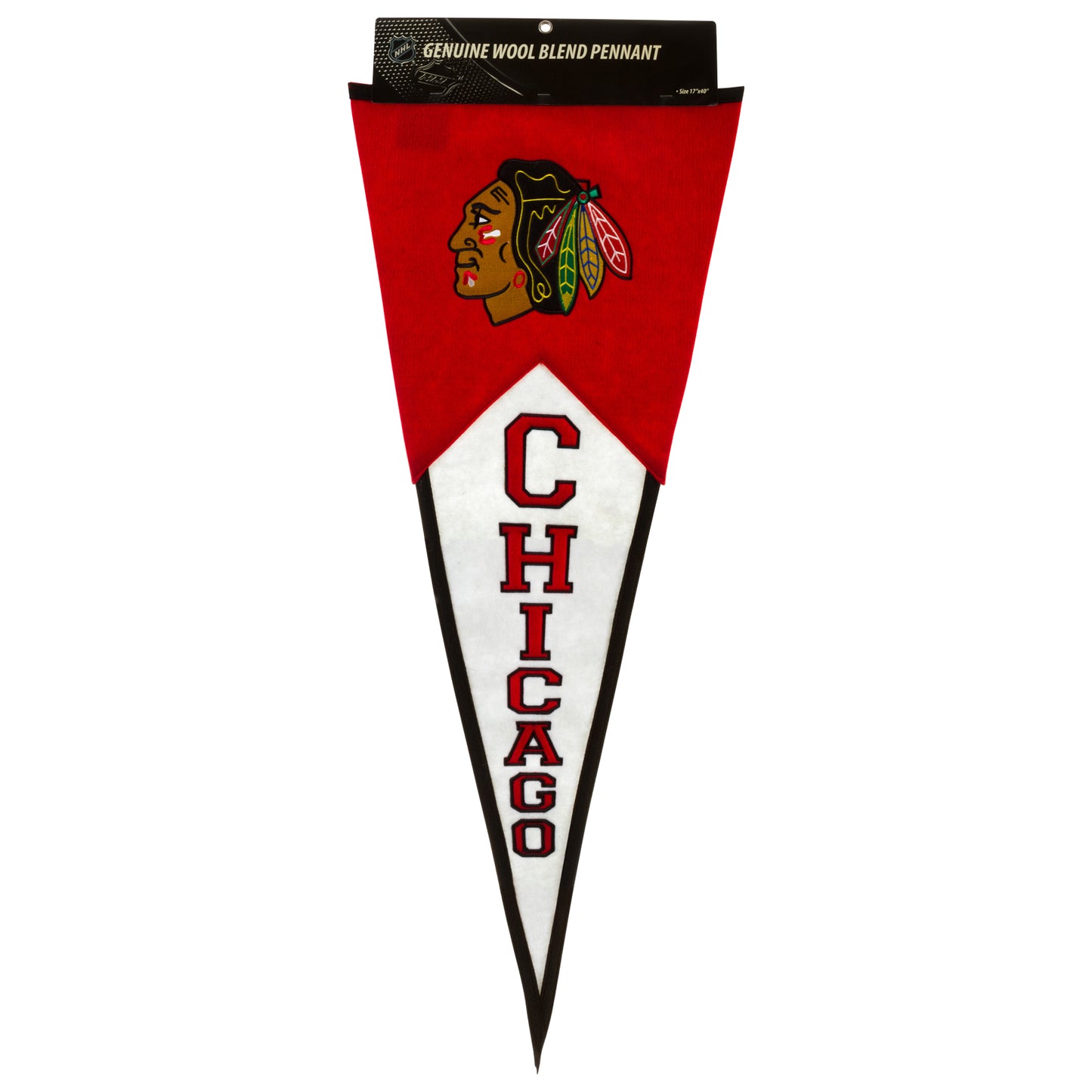 Chicago Blackhawks Team Classic Wool Pennant
