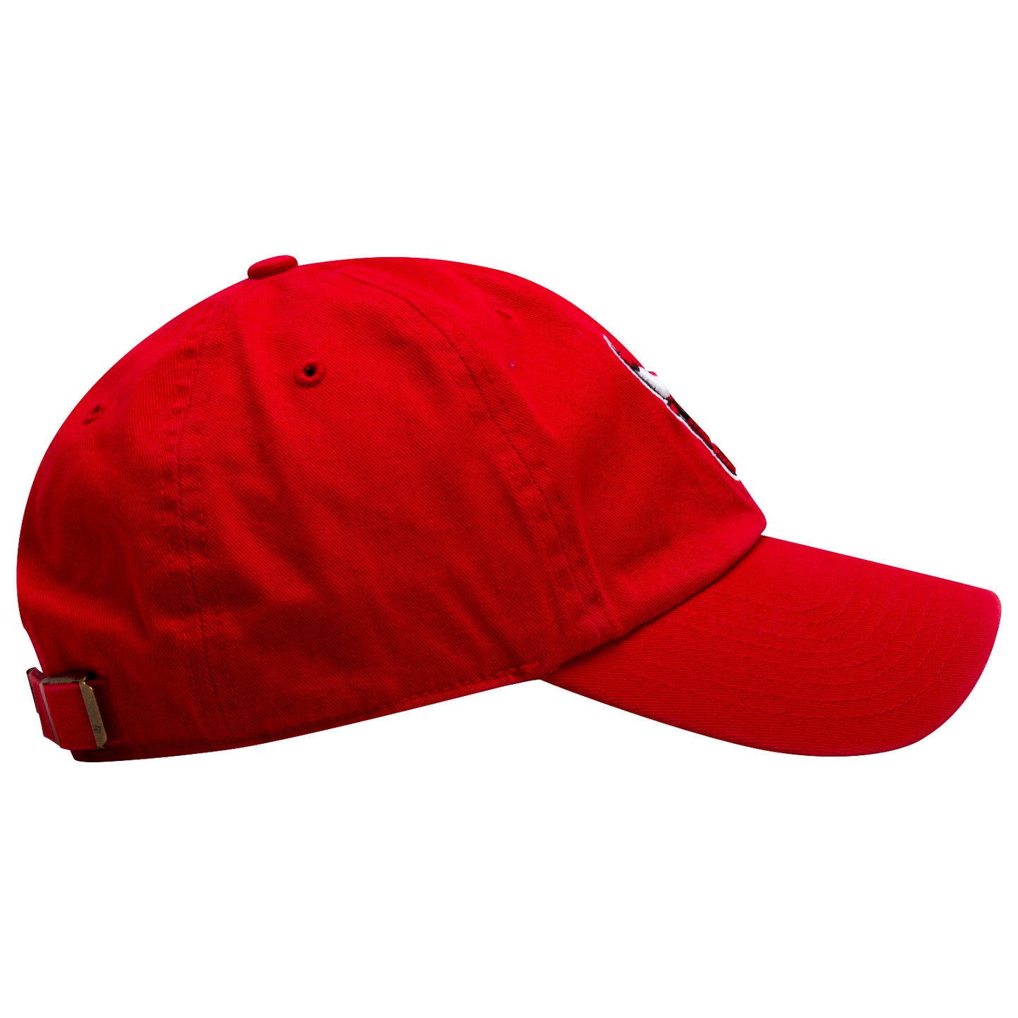 Chicago Bulls Red Primary Logo Clean Up Adjustable Hat