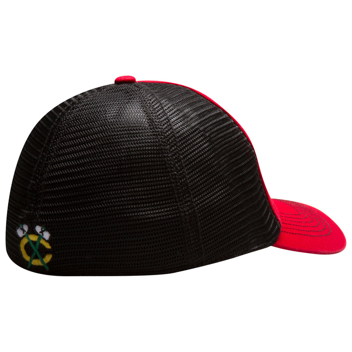 Reebok Chicago Blackhawks Mesh Back Slouch Flex Hat