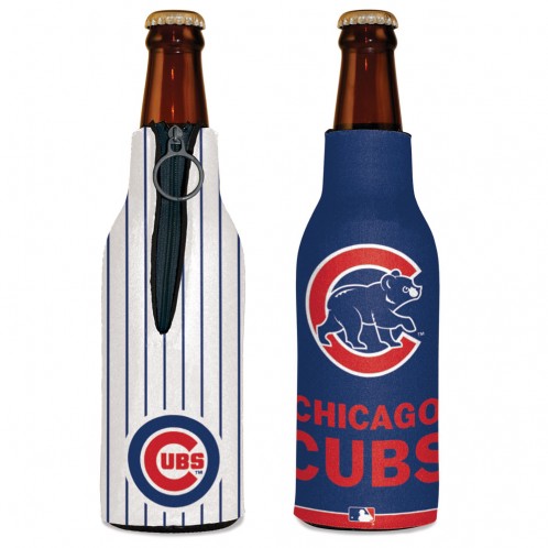 Chicago Cubs Zipper Double Sided Bottle Cooler
