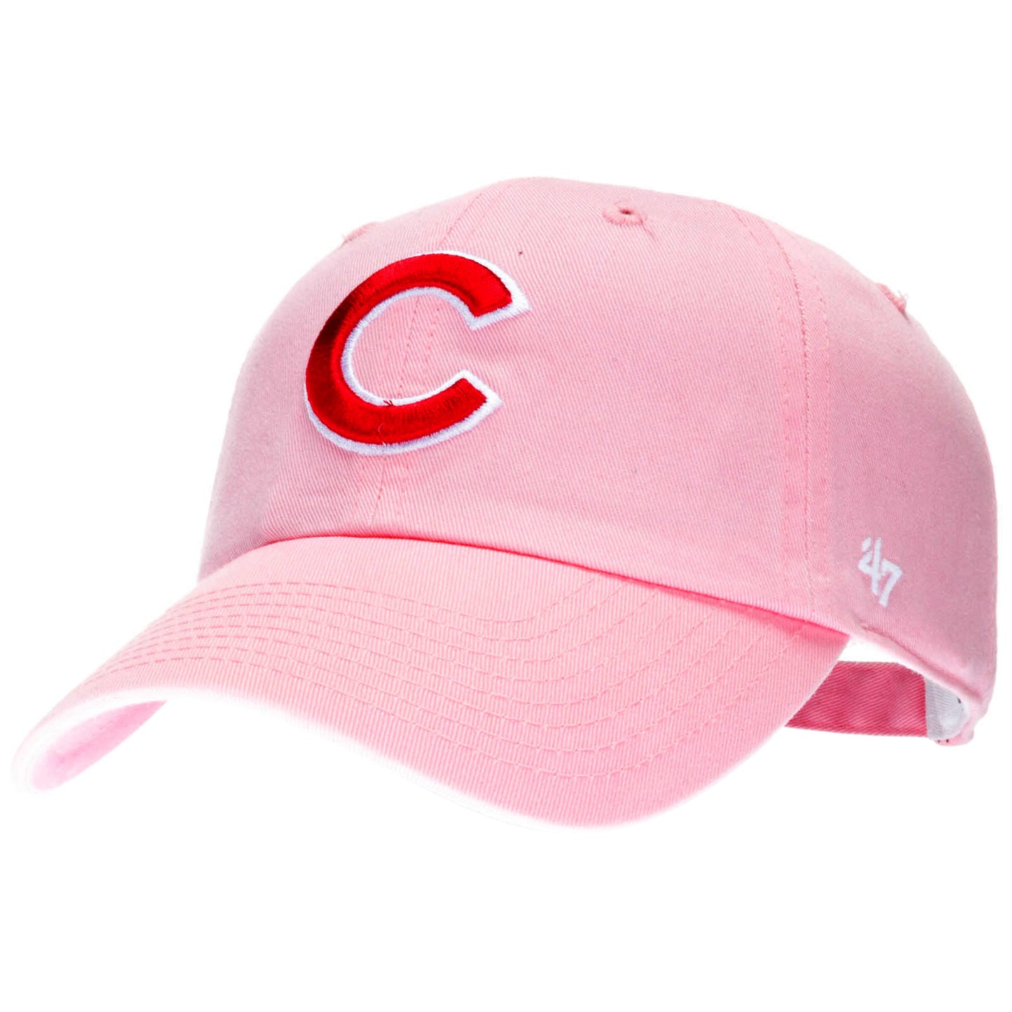 Chicago Cubs Toddler Pink Logo Adjustable Hat