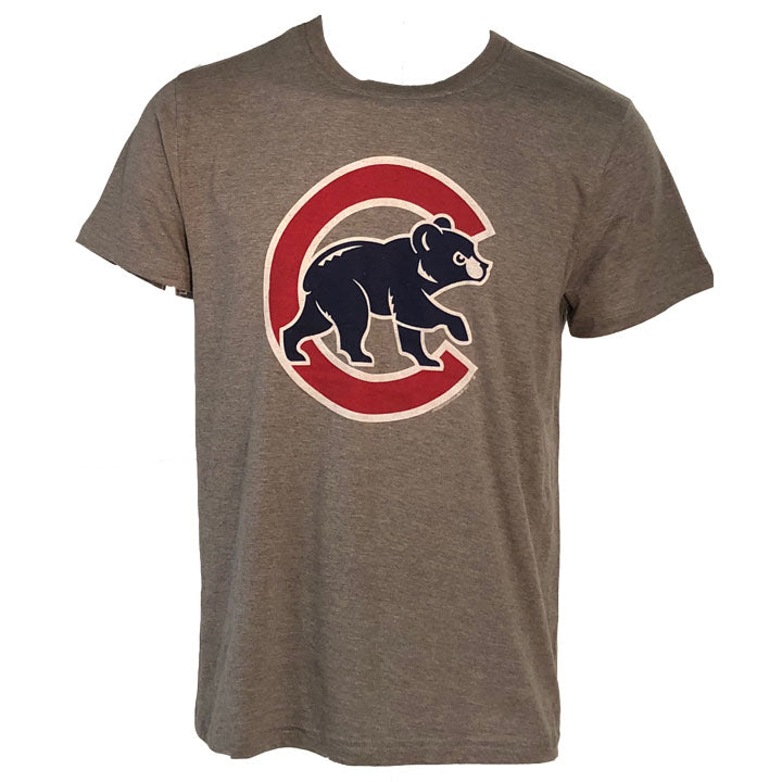 Chicago Cubs Grey Crawl Bear Ballpark Tee