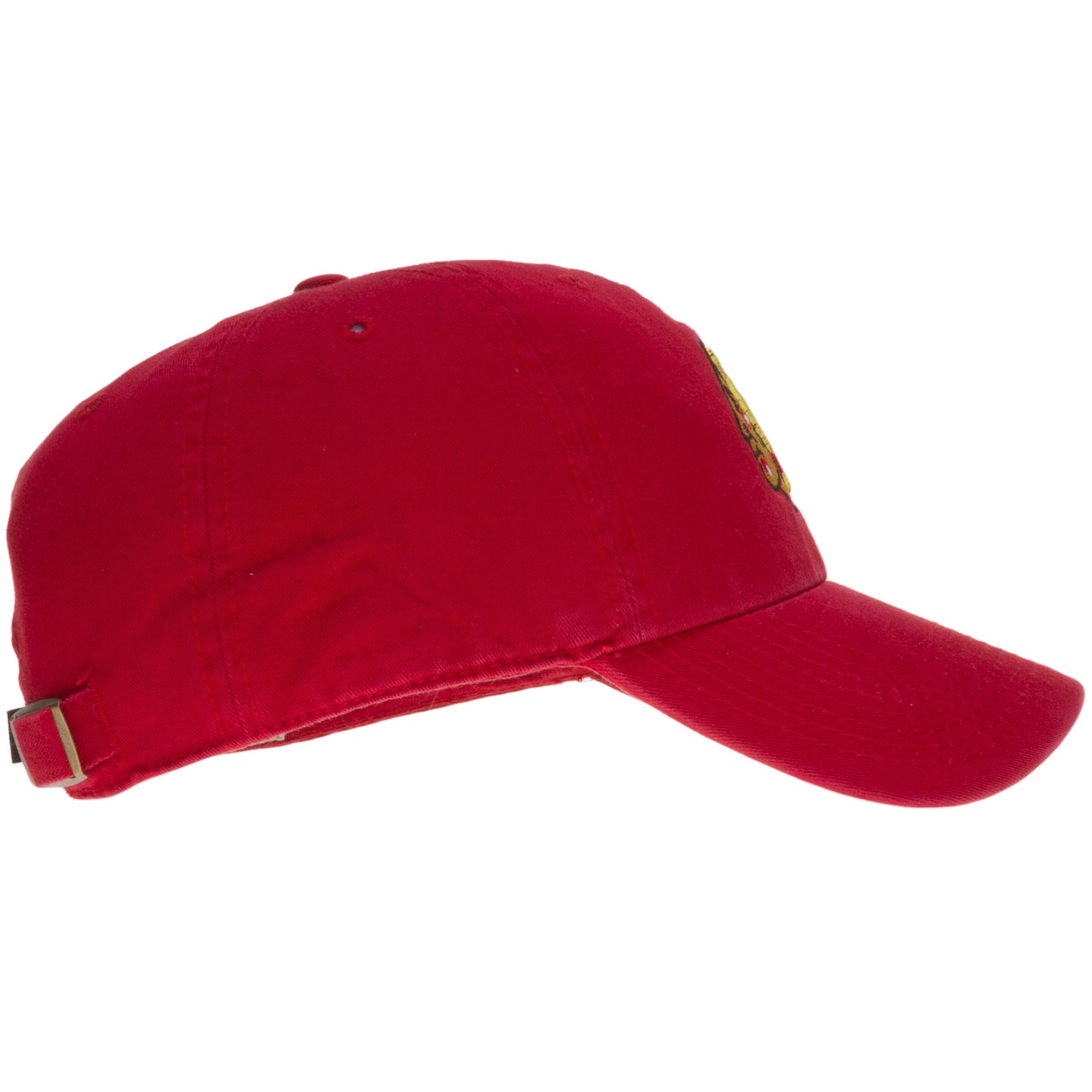 Chicago Blackhawks Primary Logo Red Adjustable Clean-Up Hat - Adult