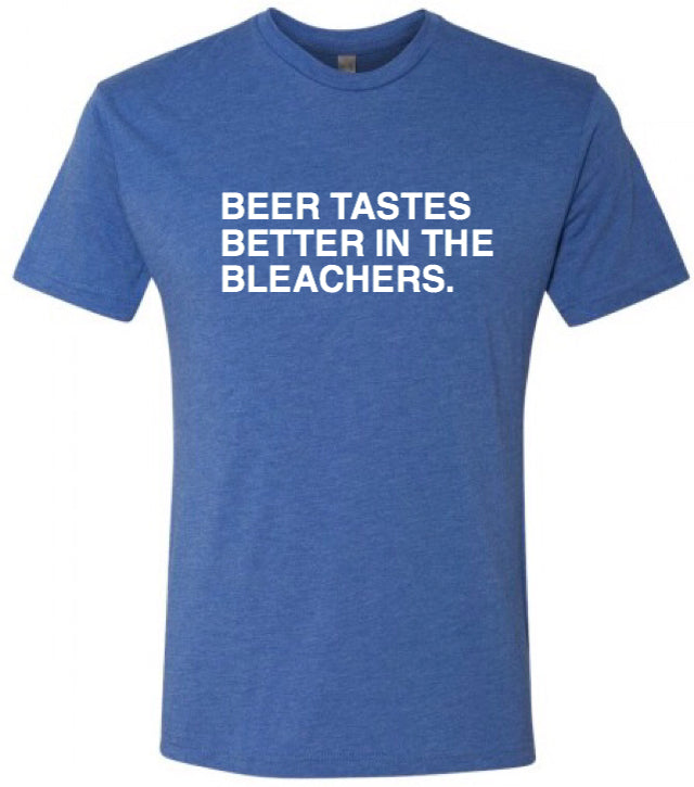 Obvious Mens "Beer Taste Better in the Bleachers" Tee