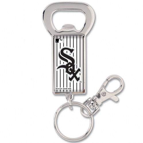 Chicago White Sox Pinstripe Bottle Opener Key Chain