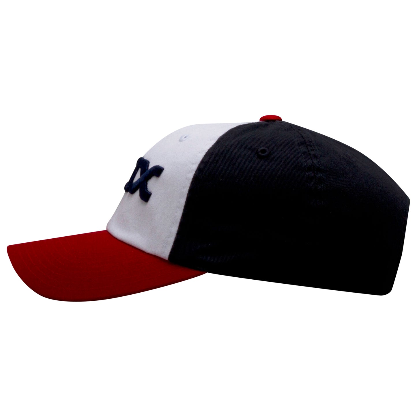 Chicago White Sox Red, White, and Navy Horizontal "Sox" Logo Adjustable Hat