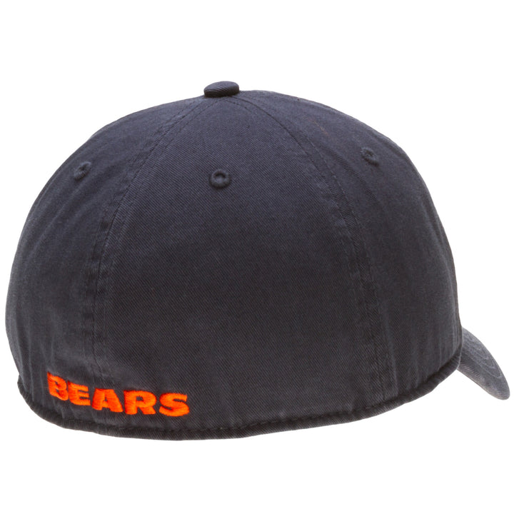 Chicago Bears Men's Navy Fitted Slouch Hat with Embroidered 