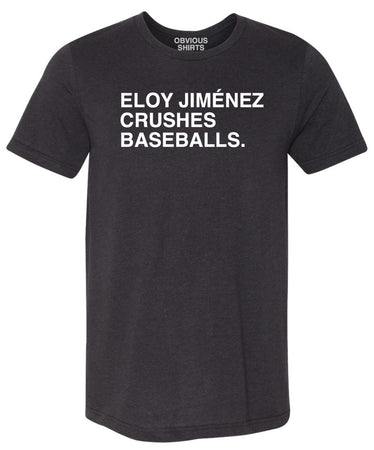 Eloy Jimenez If It Involves Baseball Hotdogs T-Shirt | Zazzle