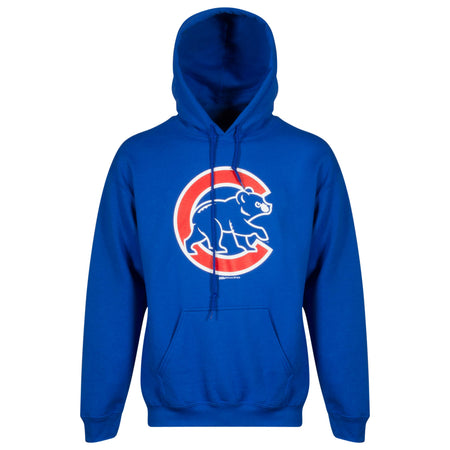 Chicago Cubs Men's Royal Crawl Bear Logo Crew Neck Sweatshirt