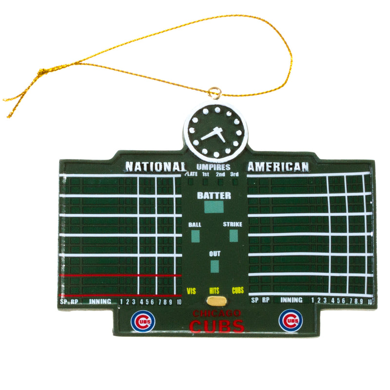 Chicago Cubs Scoreboard Ornament