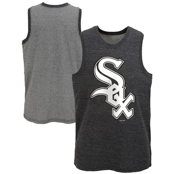 Boston Red Sox Mens Medium Sleeveless Tank Top T shirt Gray MLB Baseball  Sports