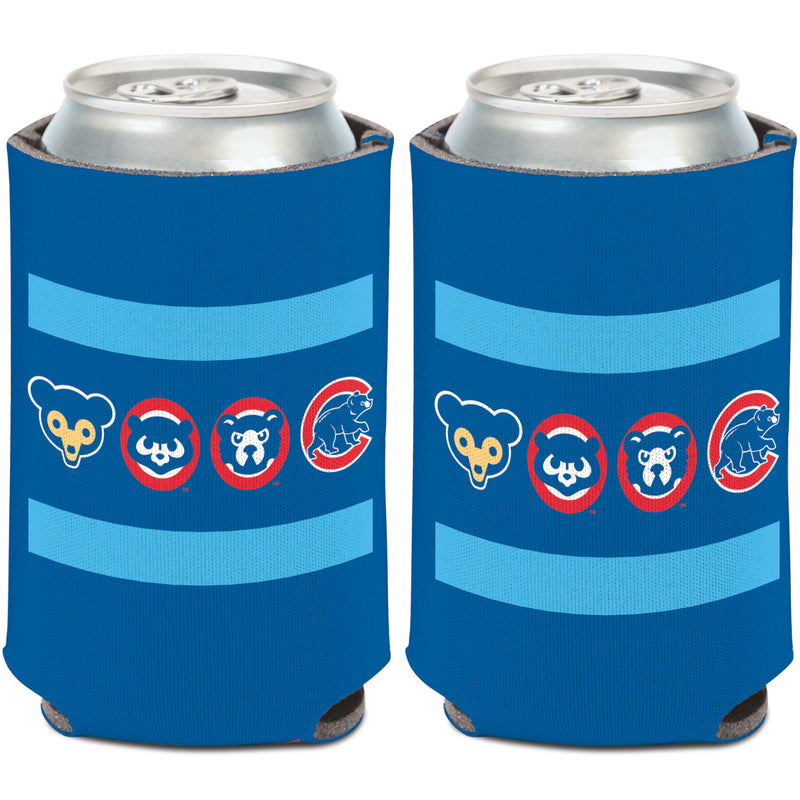 Chicago Cubs 4 Logo Can Cooler Coozie