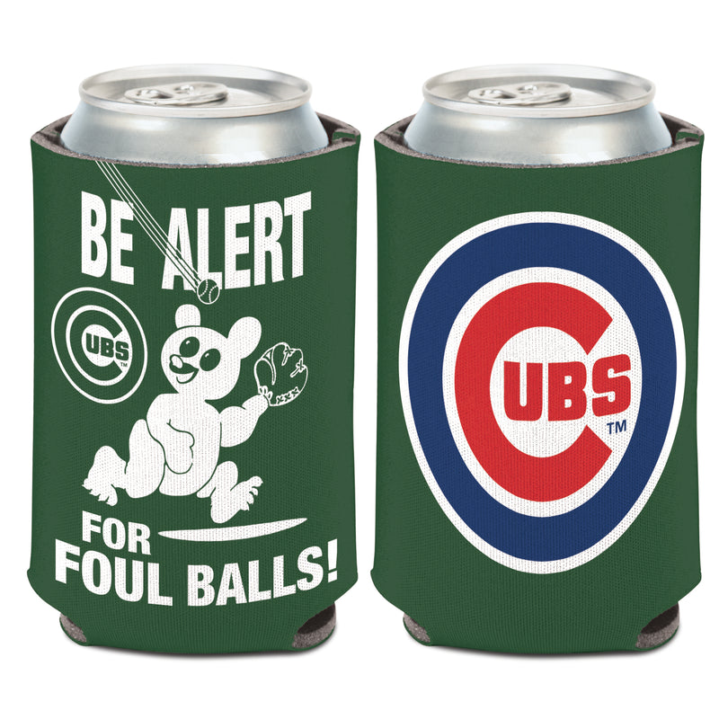 Chicago Cubs Green Foul Balls Can Cooler Coozie