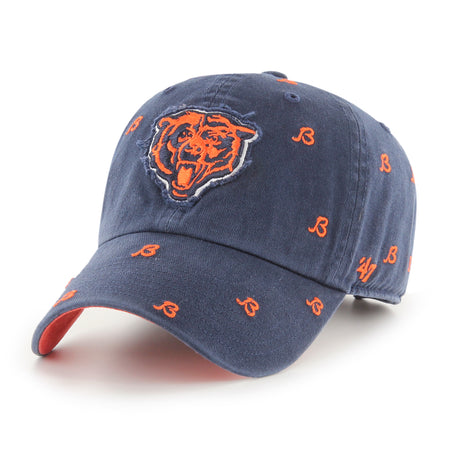 Chicago Bears '47 MVP Bear Head Black Adjustable Hat - Clark Street Sports