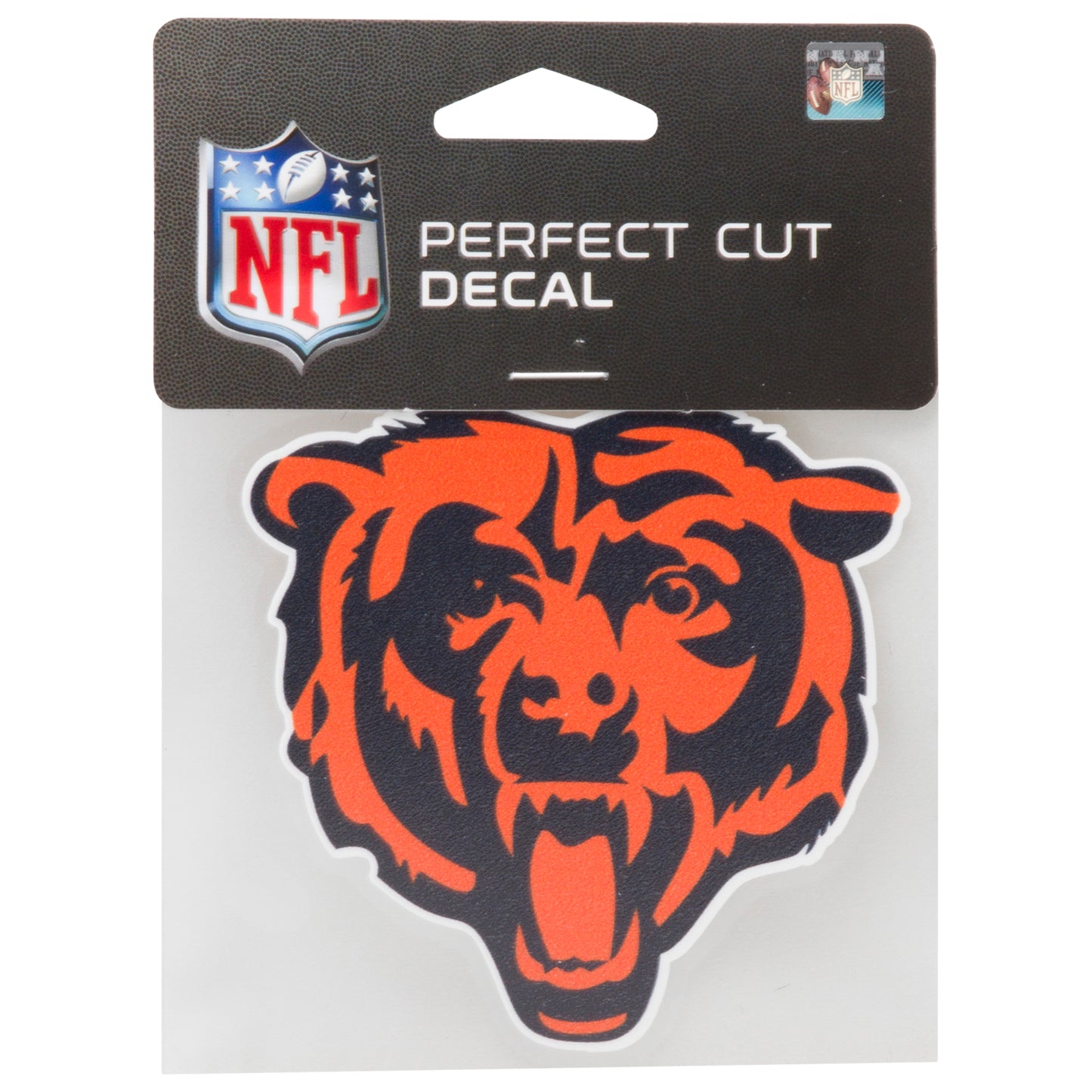 Chicago Bears 4"x4" Bear Face Logo Perfect Cut Decal
