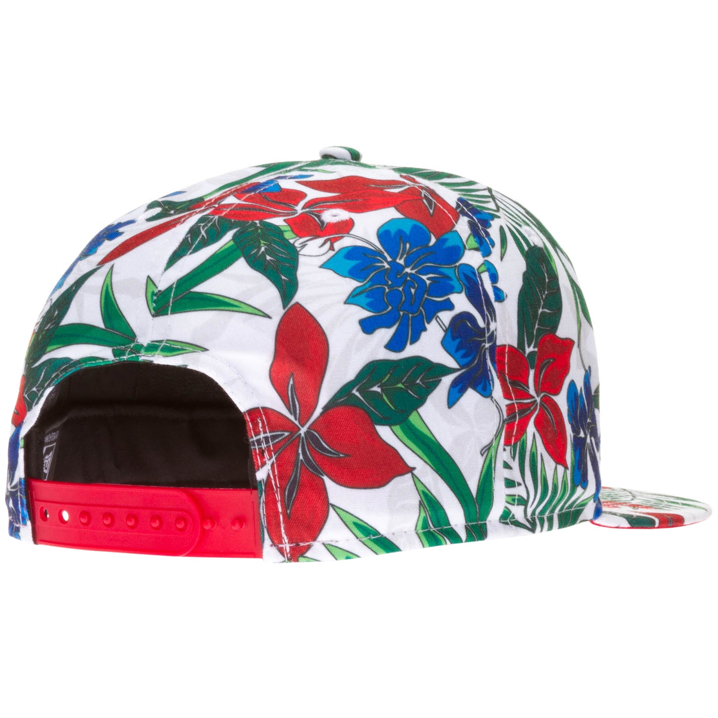 Chicago Cubs White Floral Print "C" Logo Snapback Hat