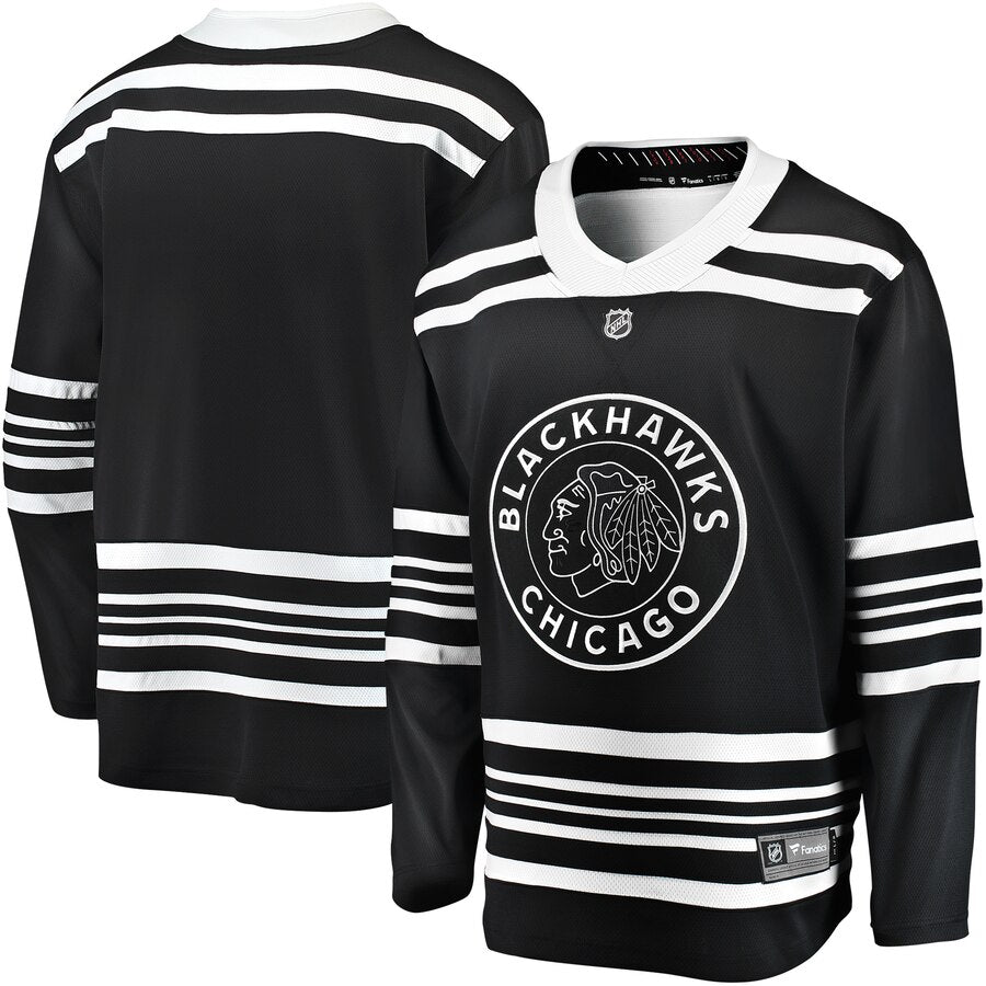 Fanatics NHL Chicago Blackhawks Back Court Grey Crew Neck Sweatshirt, Men's, Large, Gray