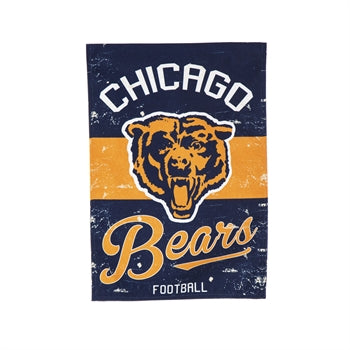 Chicago Bears Vintage Evergreen Garden Flag