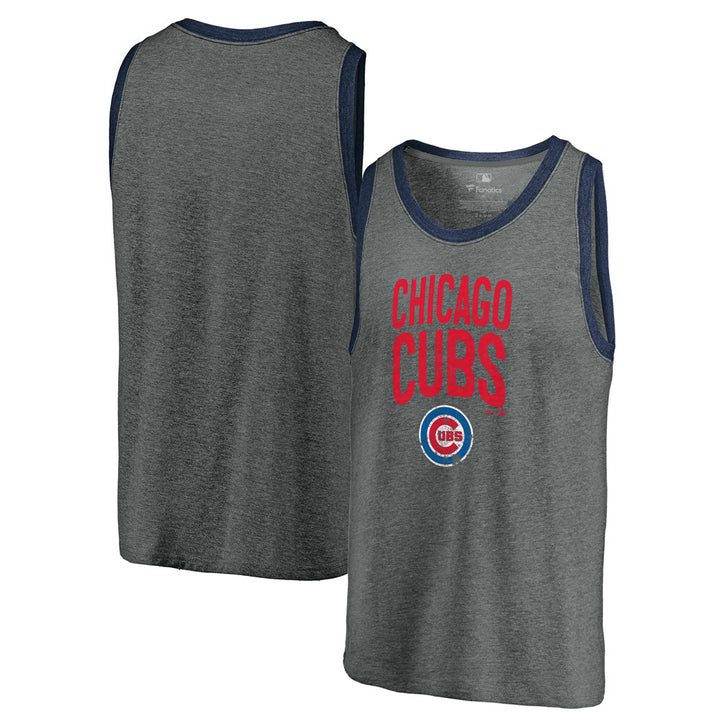 Chicago Cubs Grey Building Strategy Men's Tank