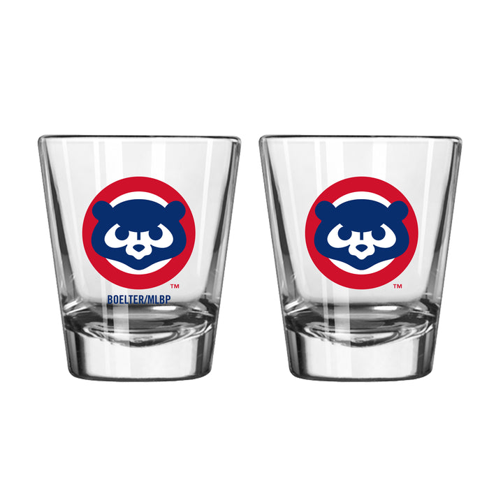 Chicago Cubs 84 Clear Shot Glass Boelter