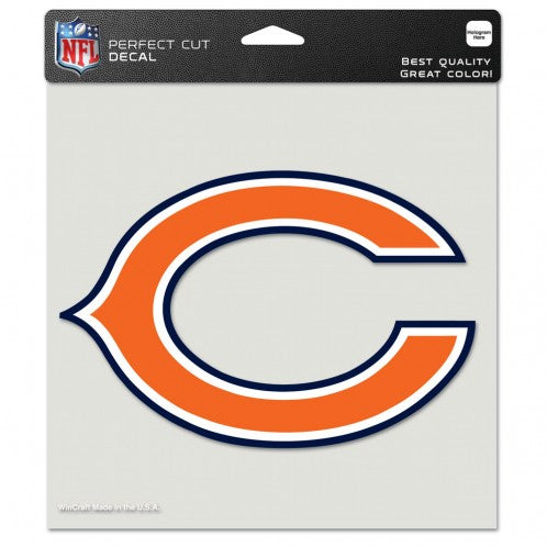 Chicago Bears 8"x8" "C" Logo Die-Cut Decal