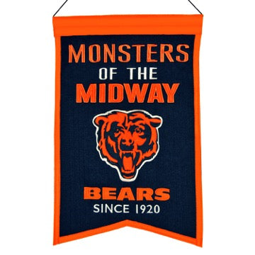 Chicago Bears Monsters of the Midway Franchise Banner
