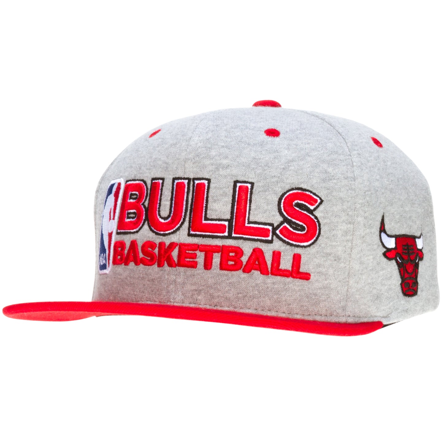 Chicago Bulls Grey and Red "Bulls Basketball" Snapback