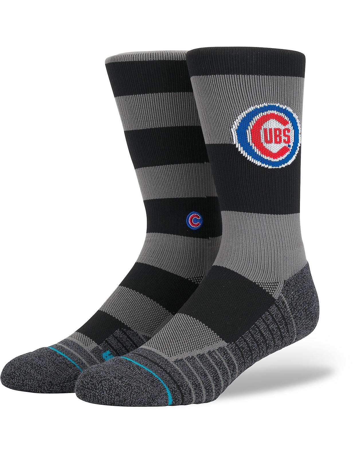Chicago Cubs Cubs Black Nightshade "C" Socks