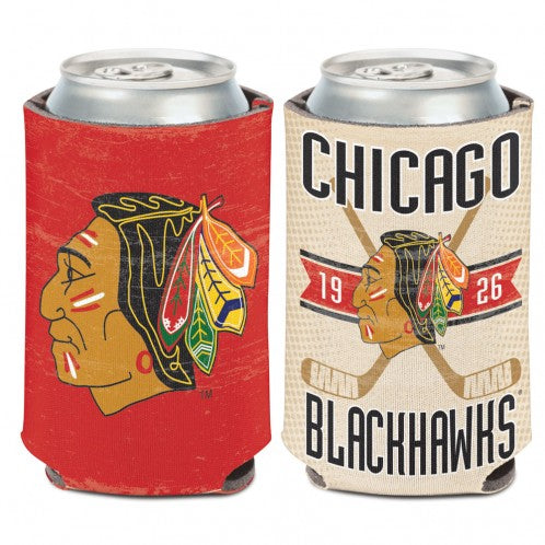 Chicago Blackhawks Old School Can Cooler Coozie