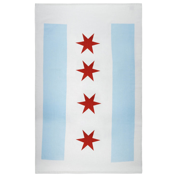 Chicago Flag Beach Towel