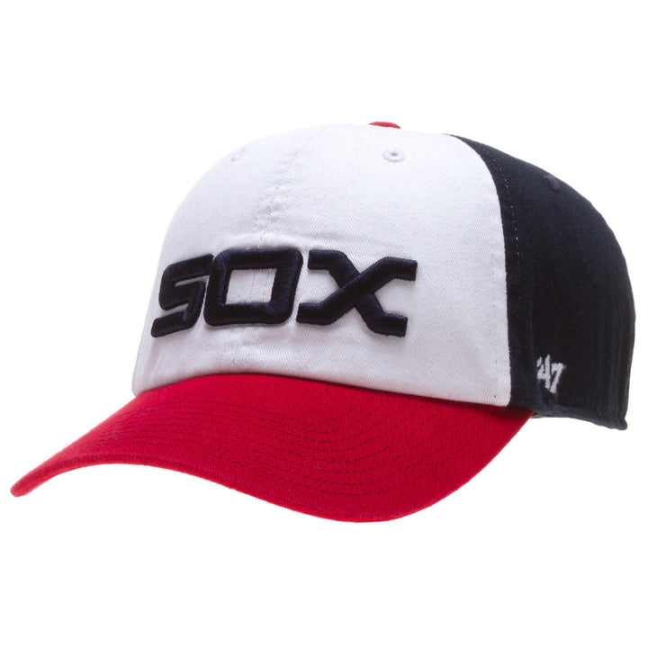 Chicago White Sox White/Red/Blue '83 Logo Adjustable Hat